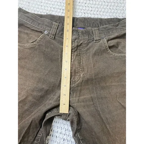 Patagonia Organic Cotton Brown Corduroy Pants Men size 33 Classic 31" - Picture 9 of 16